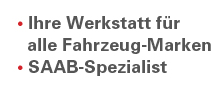 KZF Feder Münster - Werkstatt für alle Fahrzeugmarken, Saab Spezialist